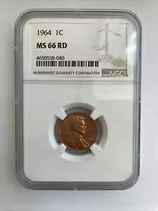 1964 1C RD J[LO 1 Zg NGC MS66RD