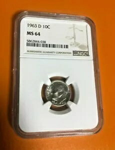 1963 D 10 Zg NGC MS 64