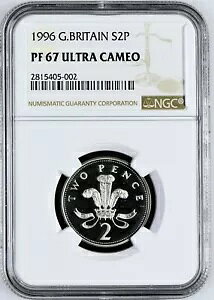 1996�N �C�M���X �V���o�[ 2�y���X �v���[�t NGC PF 67