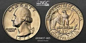 1972 P US Vg NH[^[ 25 Zg RC NGC MS 65