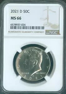 2021 D KENNEDY HALF NGC MS66 �O���[�h�i��??