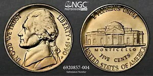 1990 P US �W�F�t�@�[�\�� �j�b�P�� 5 �Z���g �R�C�� NGC MS65 5FS