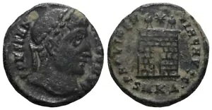 ??�R���X�^���e�B�m�X1��-324-325 AD-19mm/3.17g-F/VF-CYZICUS-RIC 24-T_G_COINS!