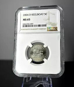 2004-D �L�[���{�[�g NGC MS65 �W�F�t�@�[�\�� �j�b�P�� 5C 5 �Z���g