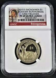 2015 S TJKEBA $1 z[N ACA[J[ NGC PF69 [X bh x