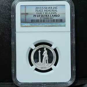 2013-S 25c ���a�L�O�� �I�n�C�I �V���o�[ �N�H�[�^�[ NGC PF 69 UCAM ER