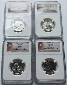 4 ATB NH[^[ NGC MS 67A2014-PD 卻u + 2014-PD A[`̃bg