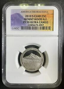 NGC PR70 2010-S �}�E���g �t�[�h �N�H�[�^�[ 25c �p�[�t�F�N�g PF70UC �u���X�g �z���C�g UC �N���b�h c3