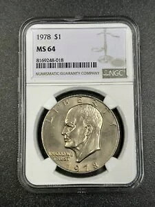 1978N $1 NGC MS64 1h 