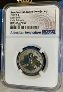2019 S o[Xv[t AJ Cmx[V $1 NGC PF69 [X j[W[W[