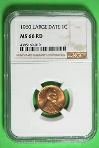 1960 ���[�W �f�C�g NGC MS66 RD �����J�[���L�O�Z���^�[ #B27112