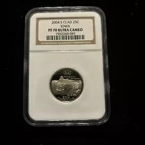 2004 S ACI NH[^[ Ngc Pf70 Eg JI 25c v[t Nbh Xe[gtbh