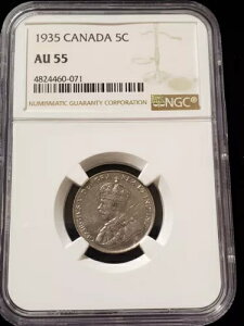 1935 �J�i�_ 5 �Z���g NGC AU55 (Z-0062)