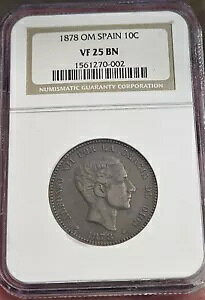 �X�y�C�� 1878 10 c MO NGC VF25