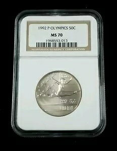 1992 �I�����s�b�N 50C �n�[�t�_���[ NGC MS 70 #1765