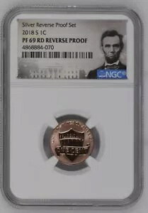 2018 S 1C Rev PF69 RD �����J�[�� �V�[���h �V���o�[ ���u �v���[�t �Z�b�g NGC �|�[�g���[�g ���x��