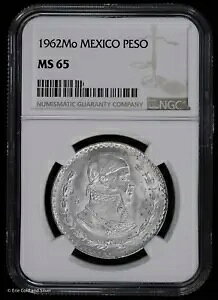 1962-Mo ���L�V�R �V���o�[ �y�\ NGC MS 65