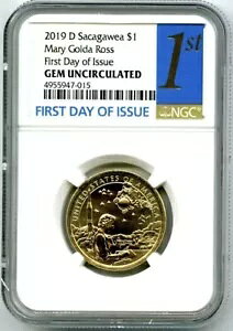 2019 D $1 SACAGAWEA NGC WF UNC A[ S[h_ X h s