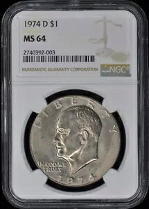 1974-D AC[n[ h 1 h NGC MS64
