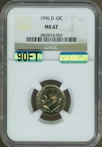 1996 D ���[�Y�x���g �_�C�� NGC MS67 90�t�B�[�g MAC �~���g�i��??