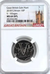 2018 10P V Villages NGC MS64 pRCng A-Z ʉp