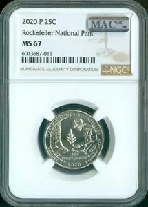 2020-P ���b�N�t�F���[ �p�[�N �N�H�[�^�[ NGC MS67 MAC �󏭕i��??