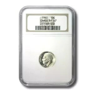 �č� ���[�Y�x���g �_�C�� 10C 1960P NGC PF67 �J���I