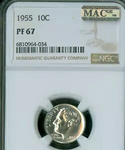 1955 [Yxg _C NGC PF67 MAC X|bgX *