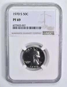 PF69 1970-S ���V���g�� �N�H�[�^�[ NGC �u���E�� ���x��