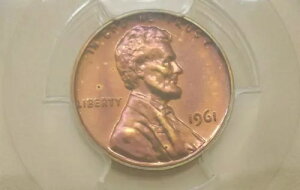 1961 PCGS PR-66-RB �v���[�t �����J�[���L�O�كZ���g �p�[�v���g�[���̕��