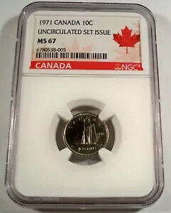 1971 10c NGC MS67 Ji_ _C u[m[Y ~g ʃZbg MS 67