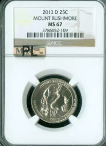 2013 D �}�E���g ���V�����A �p�[�N�X �N�H�[�^�[ NGC MS 67 MAC PL �B