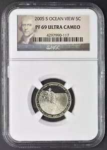 2005-S �I�[�V�����r���[ NGC PF 69 �E���g���J���I 5C - COINGIANTS -