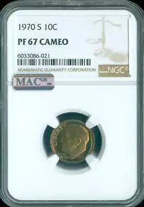 1970-S ���[�Y�x���g �_�C�� �v���[�t NGC PF67 �J���I MAC �i��??