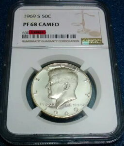 1969-S NGC PF68 �J���I 50C �P�l�f�B �n�[�t�_���[ #VARIES