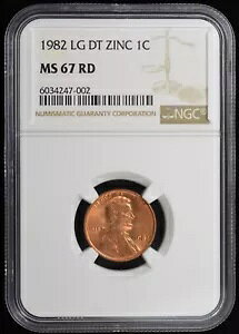 1982 [W fCg WN NGC MS 67 RD č / AJ J[LOZ^[