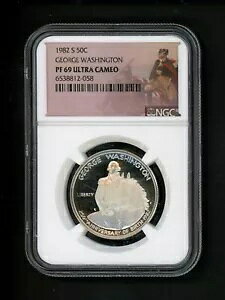 1982NĒʐMBVo[ n[t_[ 50c W[W Vg NGC PF 69 Eg JI
