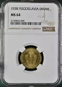 1 �f�B�i�[�� 1938 NGC MS64 ������!���[�S�X���r�A�����i�����[���b�p�̍��j