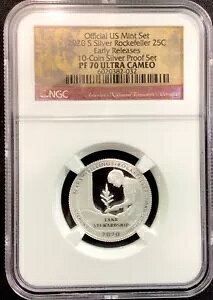 2020 S �V���o�[ ���b�N�t�F���[ 25c �v���[�t!���������[�X�I NGC PF70 �E���g���J���I�I�G��