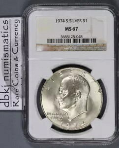 1974 S AC[n[ ACN Vo[ $1 h - Vo[ - NGC MS67 - dbkjA