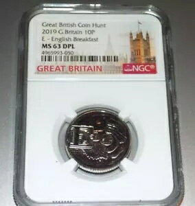 �C�M���X 2019 10P NGC MS 63 DPL �p���R�C�� �n���g E �C���O���b�V�� �u���b�N�t�@�X�g �R�C��