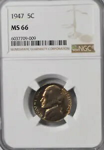 1947 5c WFt@[\ jbP 5 Zg NGC MS66 BU tBftBA
