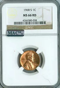 1968 S J[ Zg NGC MS66 bh 2nd ōO[h MAC X|bgXB