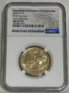 2019 D AMERICAN INNOVATION PENNSYLVANIA �|���I���N�`�� NGC MS65 PL ���������[�X