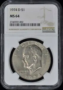 1974-D AC[n[ h 1 h NGC MS64