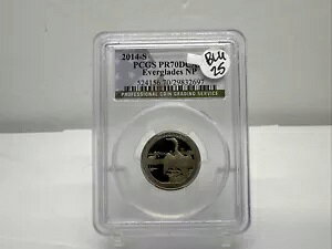 2014-S �N���b�h ���V���g�� �N�H�[�^�[ -EVERGLADES NP NGC PR70DCAM �g�[�j���O BLU25