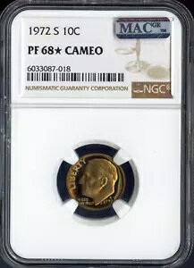 1972-S ���[�Y�x���g �_�C�� NGC PF 68 STAR �J���I �v���[�t MAC �i��??