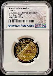 2018-S American Innovation $1 G.Washington Rev Proof NGC PF70 �����A�i