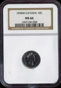 1998 W Ji_ 10 Zg 10C NGC MS-66 - i