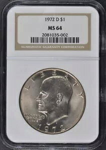 1972-D AC[n[ h 1 h NGC MS64